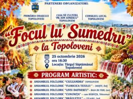 „Focul lui Sumedru” se aprinde la Topoloveni. Spectacol folcloric și tradiții românești, pe 25 octombrie